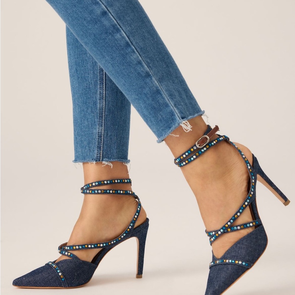 Vicenza Denim Pumps
